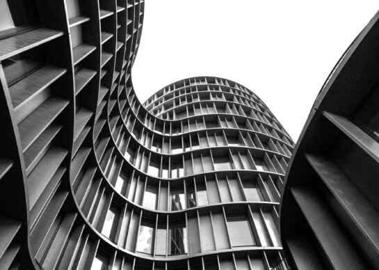 COPENHAGEN, DENMARK - Jul 21, 2019: Axelborg Towers in downtown Copenhagen, home to offices of Gorrisen & Federspiel and a host of other tenants